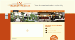 Desktop Screenshot of maharajah-hotel.com